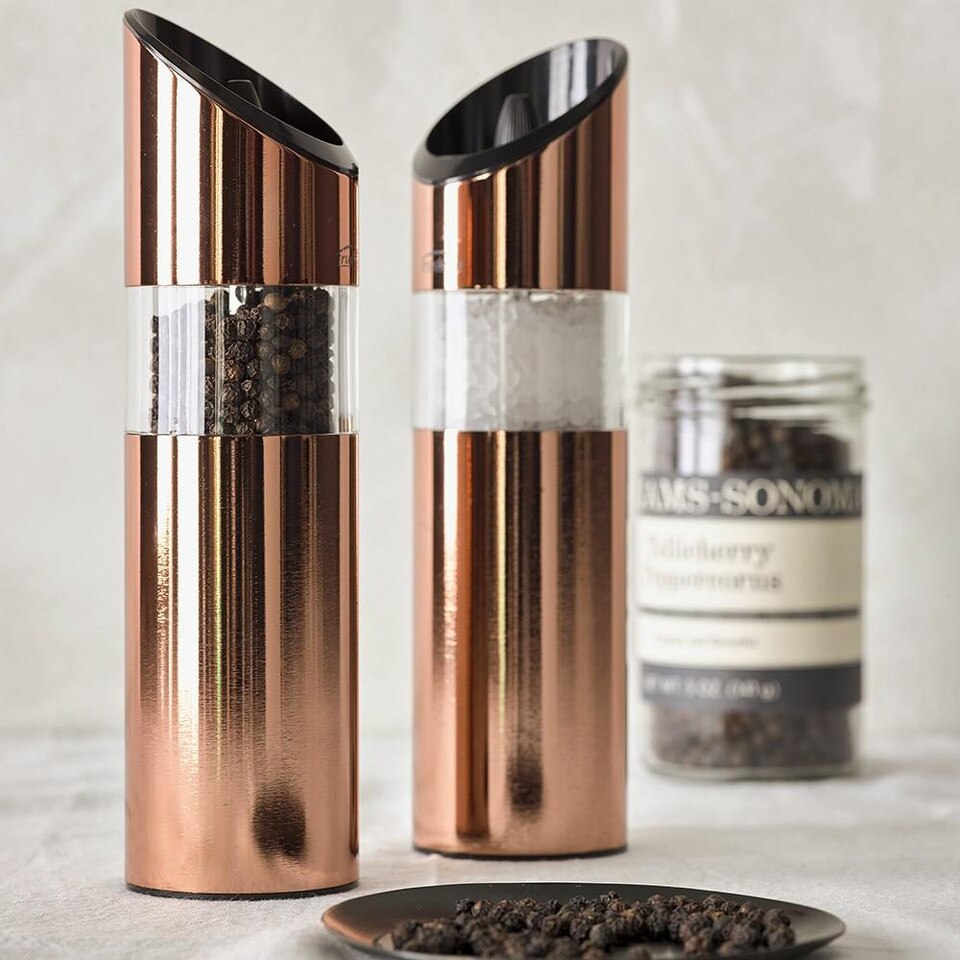 Trudeau Graviti Electric Salt & Pepper Mills, Copper Williams Sonoma AU